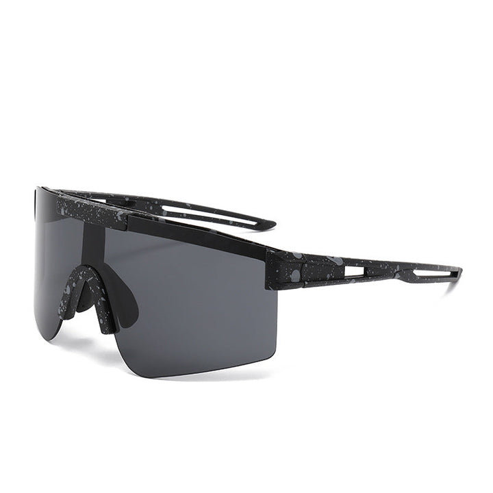 Unisex Sporty Oversized Shield Sunglasses Kalsten