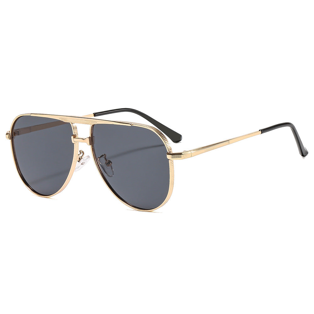 Ladies fashion aviator sunglasses with elegant metal frame and UV400 protection Kalsten