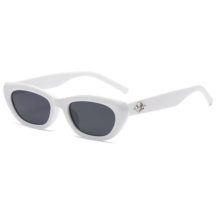 Women's Cat-Eye Sunglasses with Elegant Transparent Frame and UV Protection Kalsten