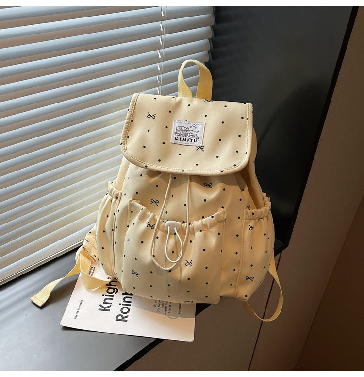 Casual Drawstring School Backpack