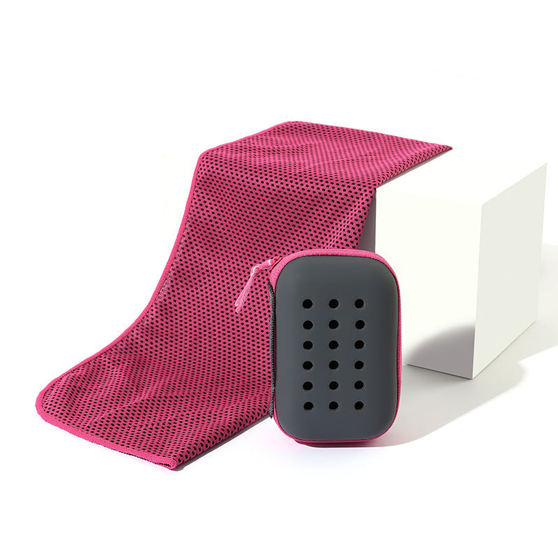 Ladies Cooling Microfiber Towel with Storage Case Kalsten