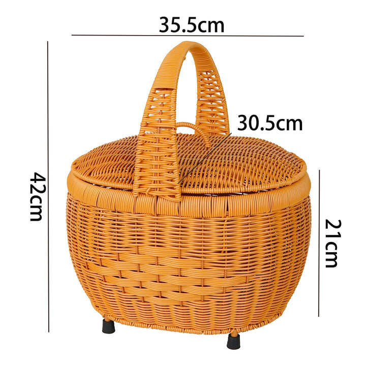 Women's Decorative Basket with Lid Kalsten