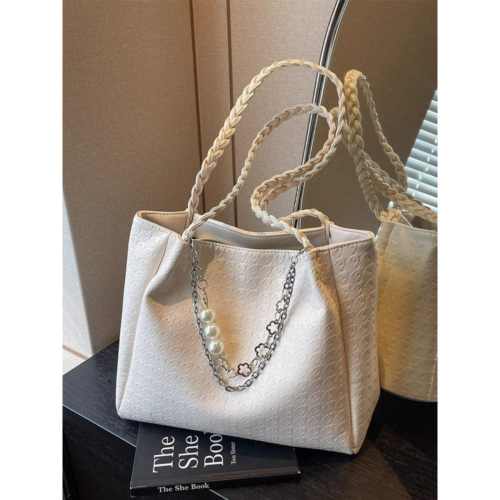 Chic Braided Handle Tote Kalsten