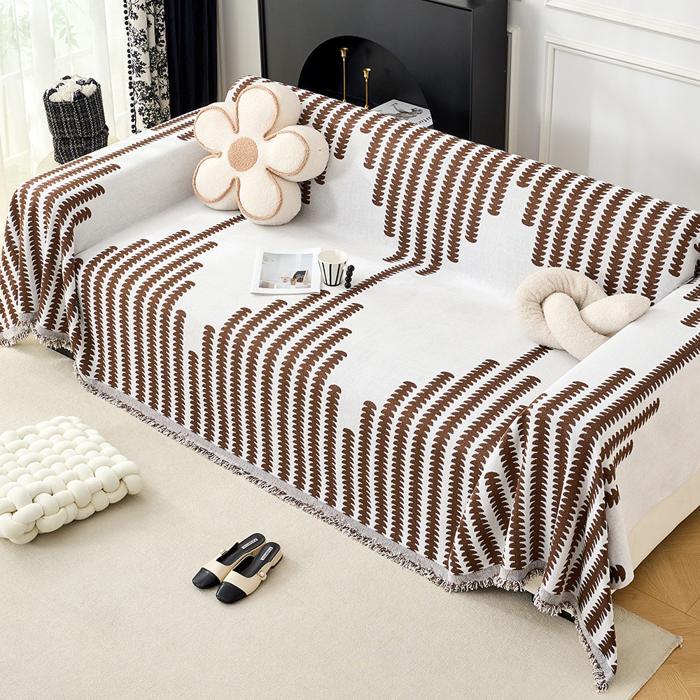 Elegant Textured Sofa Cover