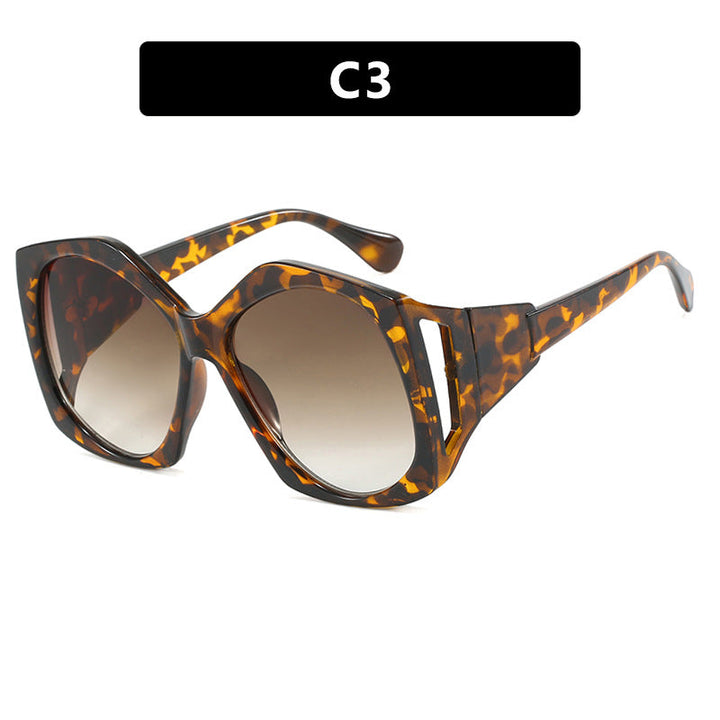 Women oversized sunglasses with futuristic design Kalsten