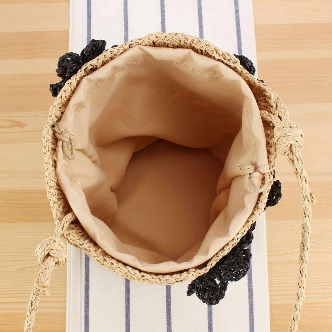 Handmade tote bag with floral accents Kalsten