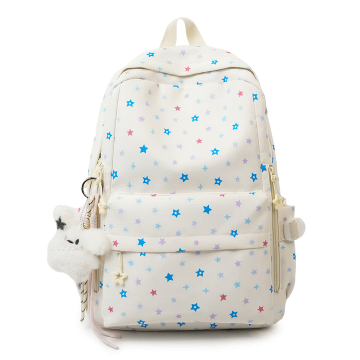 Backpack with Playful Star Pattern and Practical Storage Compartment Kalsten