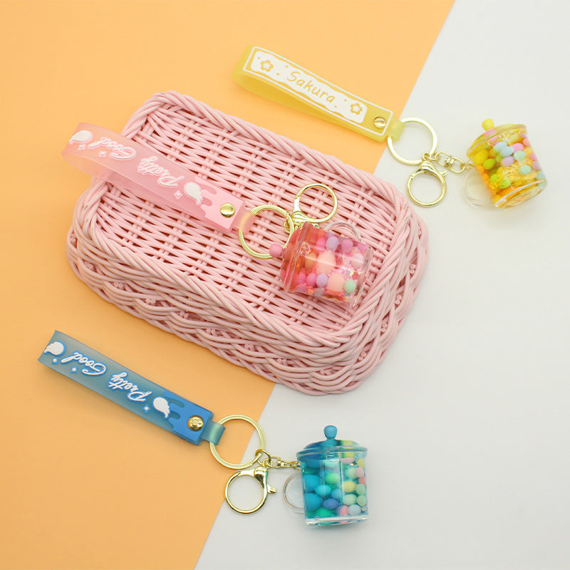 Unisex keychain with cute drinking vessel design Kalsten