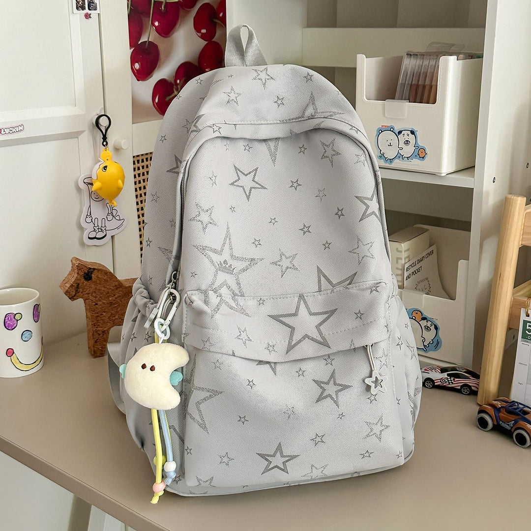 Backpack with Sparkling Stars Pattern Kalsten