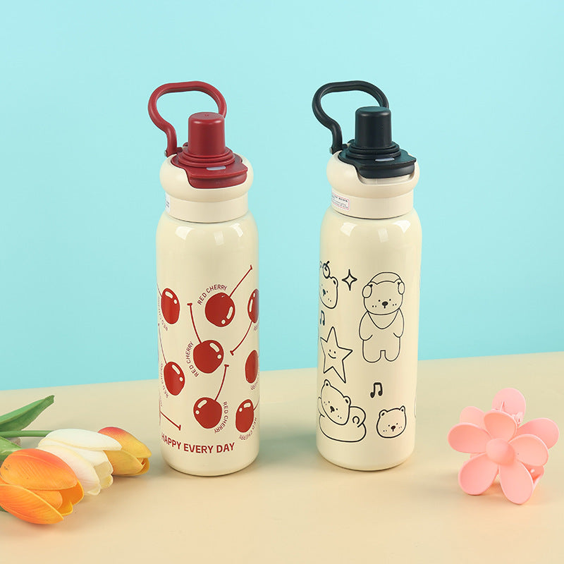 Women's Child-Friendly Stainless Steel Water Bottle Kalsten