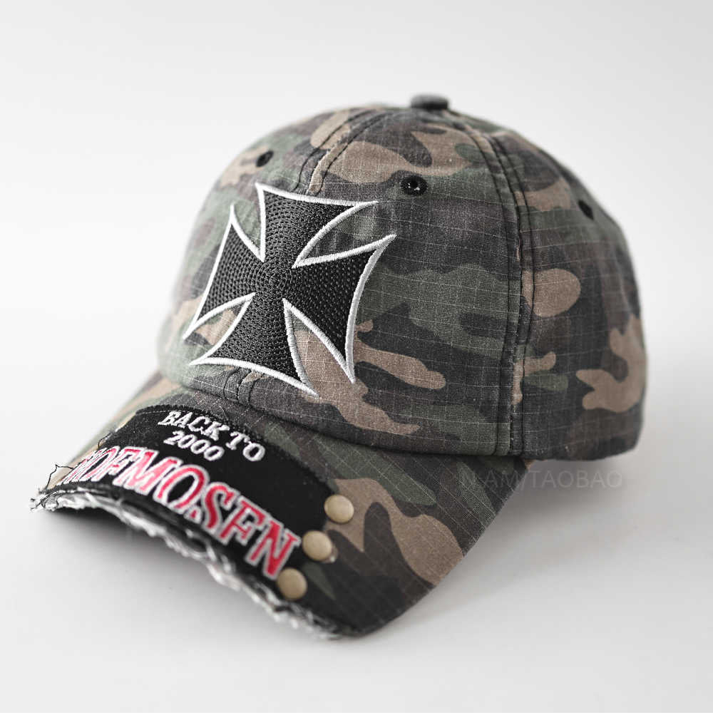 Men's Distressed Vintage Graphic Cap Kalsten