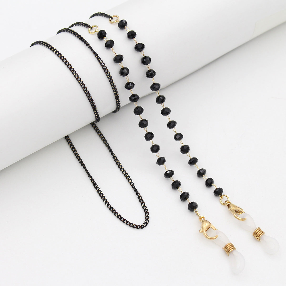Multicolor Gemstone Eyewear Chain Acalora