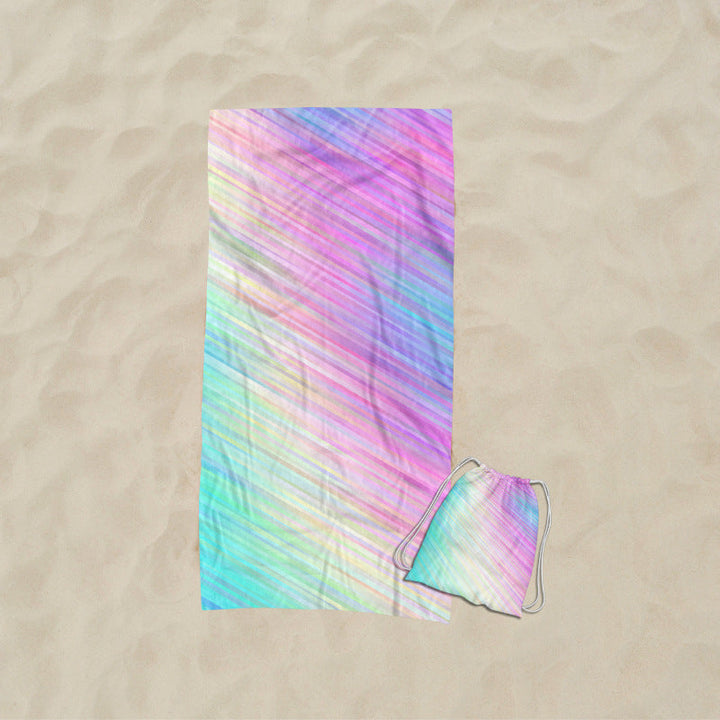 Beach towel with elaborate wave design Kalsten