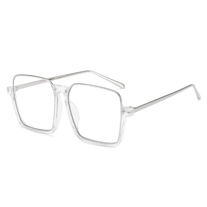 Women's square sunglasses with transparent frame and polarized lenses Kalsten