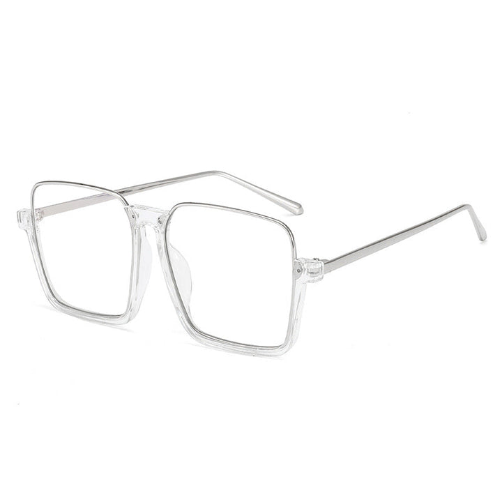 Women's square sunglasses with transparent frame and polarized lenses Kalsten