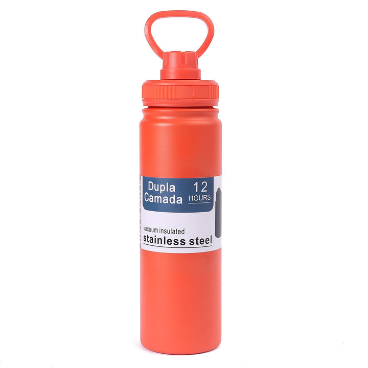 Ladies stainless steel vacuum water bottle with ergonomic handle Kalsten