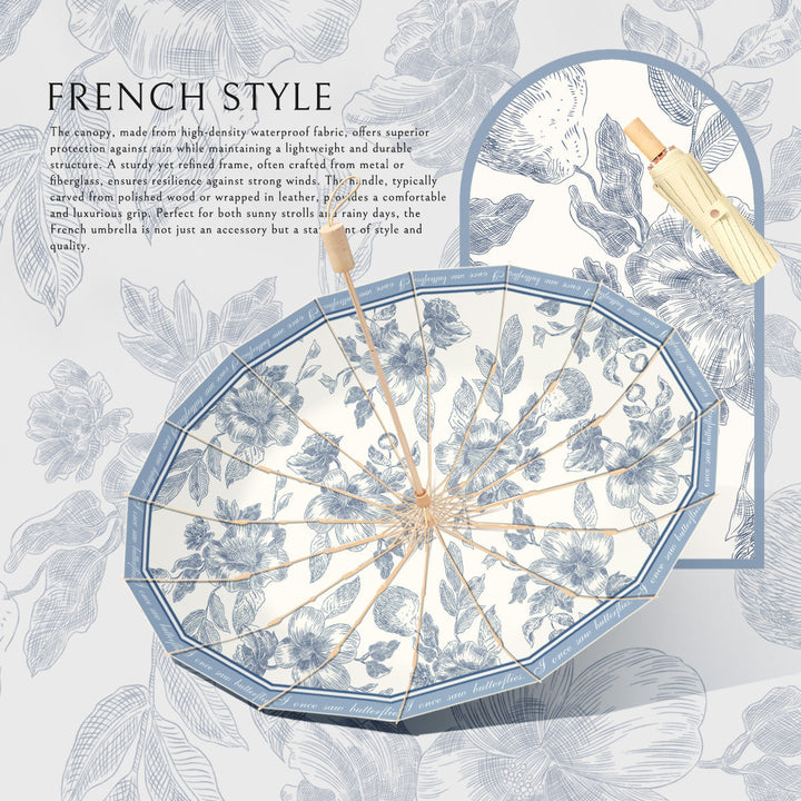 Ladies Folding Umbrella with Playful Animal Design Kalsten