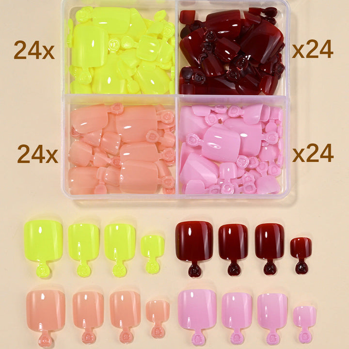 Variety Press-On Nail Tips Set Kalsten