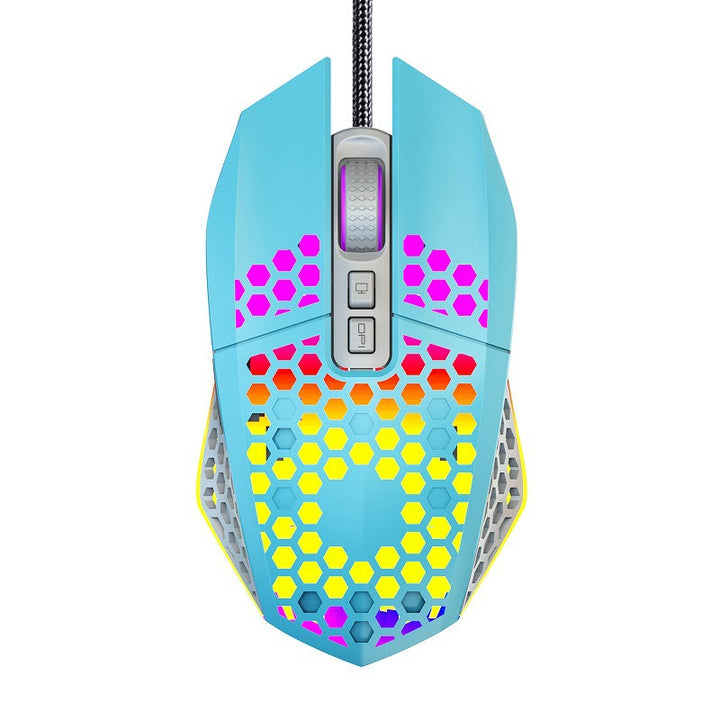 Gaming mouse with RGB lighting and ergonomic design Kalsten