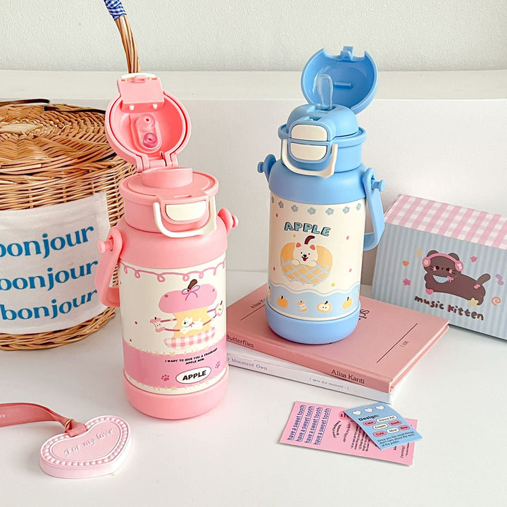 Ladies Insulated Thermos Bottle with Cute Animal Design Kalsten