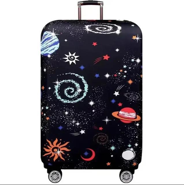Unisex stretchable suitcase cover with cute alpaca design, elastic protective cover for hard-shell and fabric suitcases Kalsten