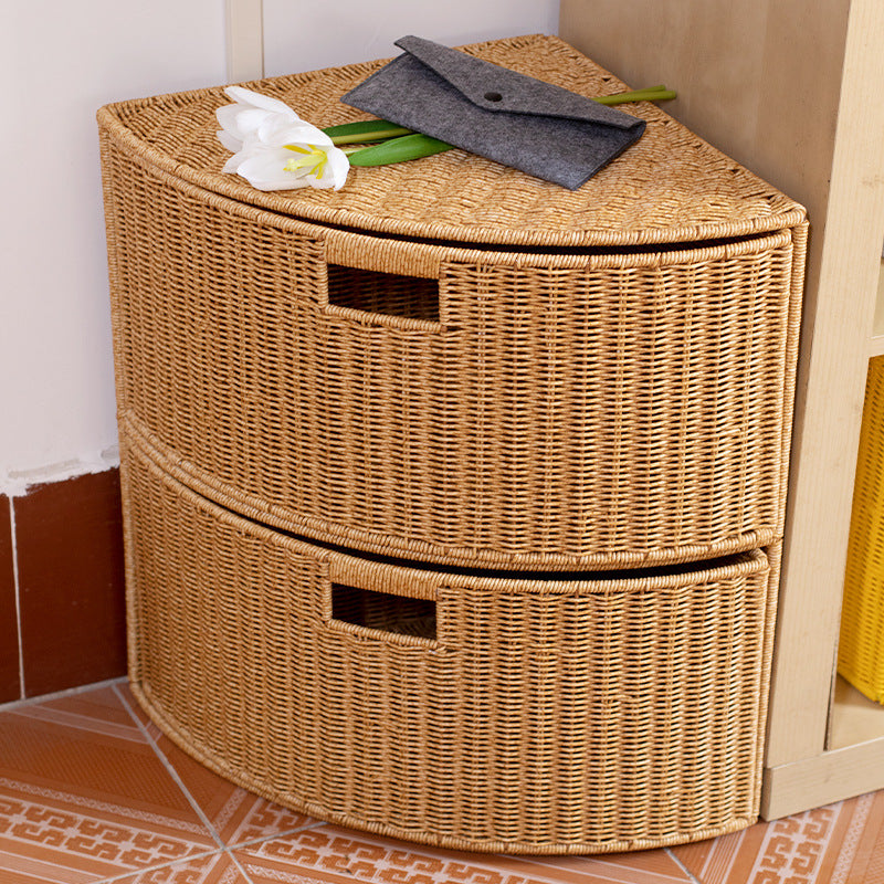 Corner Woven Storage Shelf Kalsten