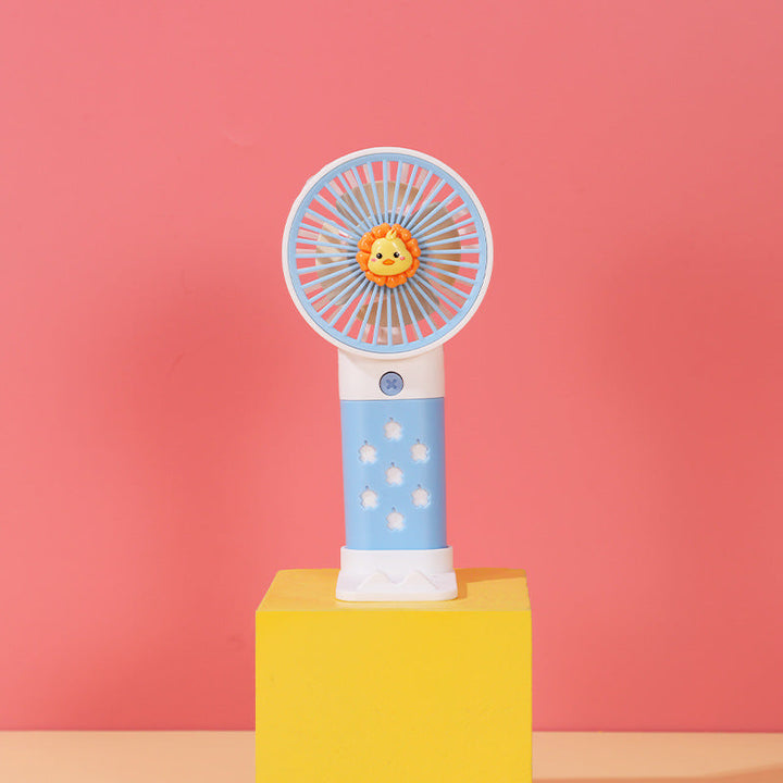 Women's Portable Mini Hand Fan with Cute Rabbit Design Kalsten