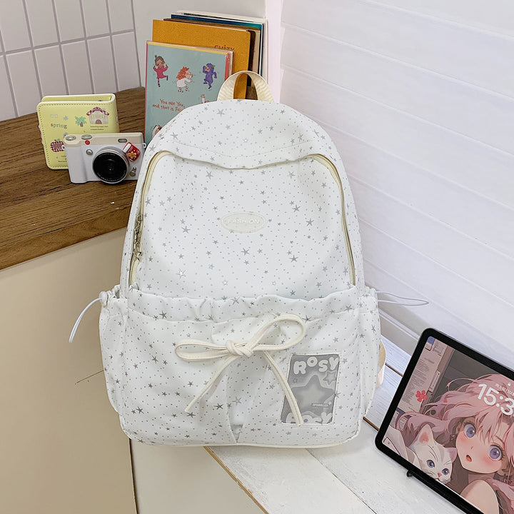 Star-Printed Casual Backpack Kalsten