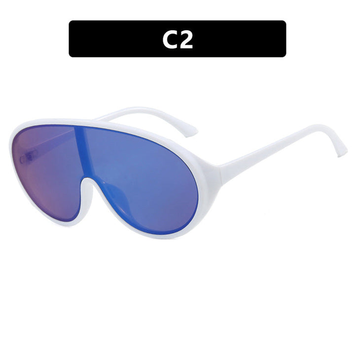 Women's futuristic sunglasses with large lenses and ergonomic frame Kalsten
