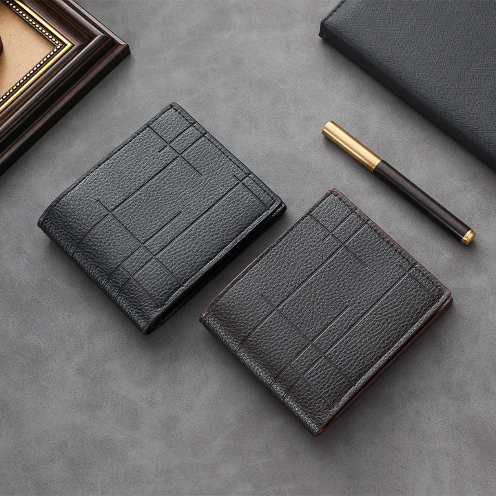 Textured Leather Wallet Kalsten