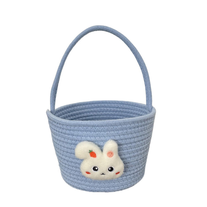 Ladies decorative basket with cute rabbit motif Kalsten