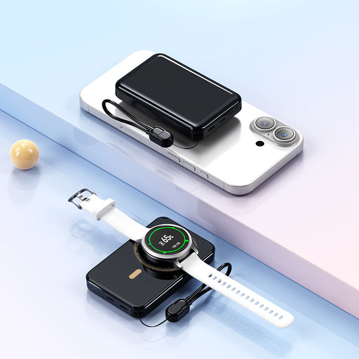 Compact power bank with integrated induction charging function Kalsten