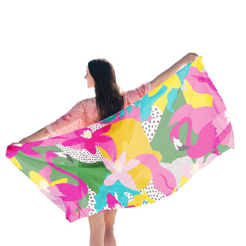 Beach towel in elegant jellyfish design Kalsten