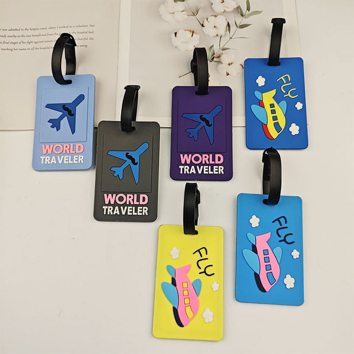 Unisex Travel-Themed Luggage Identifier Kalsten
