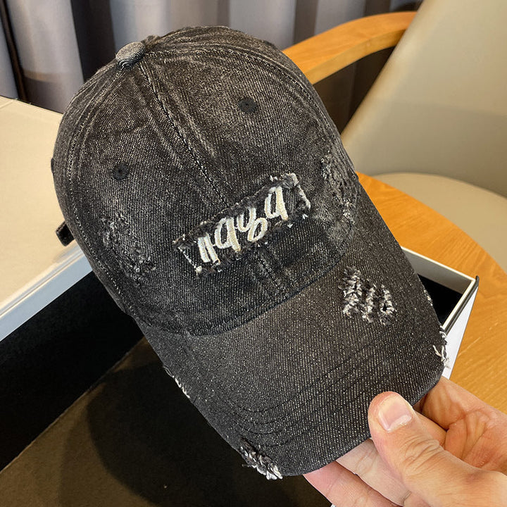 Women's Distressed Denim Baseball Cap Kalsten 1784188483