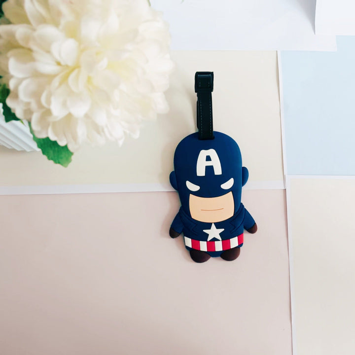 Unisex Silicone Superhero-Themed Luggage Tag Kalsten