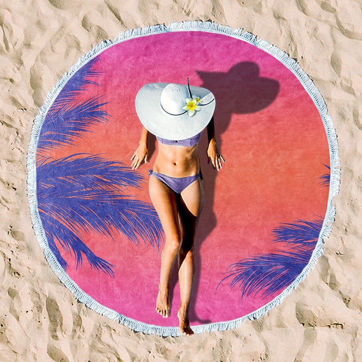 Rundstrand towel with unique sunset design Kalsten