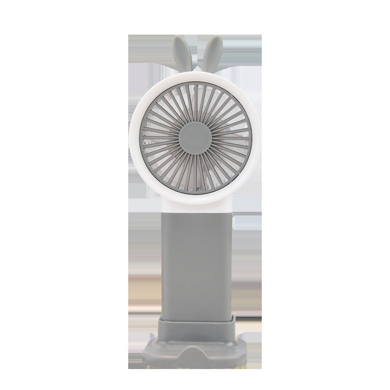 Unisex Cute Bunny-Themed Rechargeable Handheld Fan Kalsten