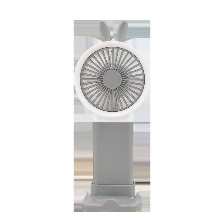 Unisex Cute Bunny-Themed Rechargeable Handheld Fan Kalsten