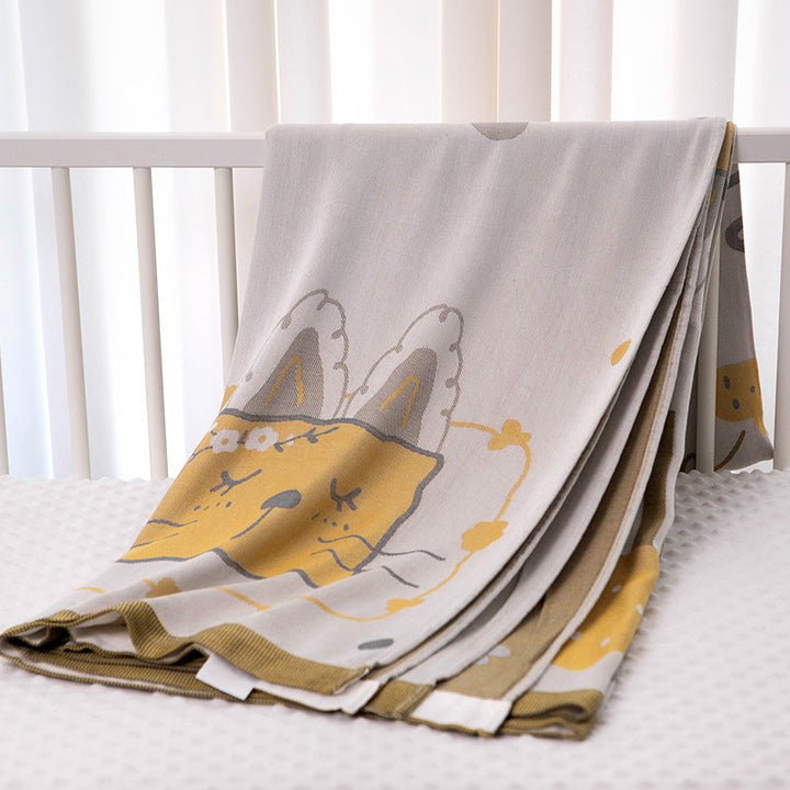 Ladies bedspread with playful nature motif Kalsten