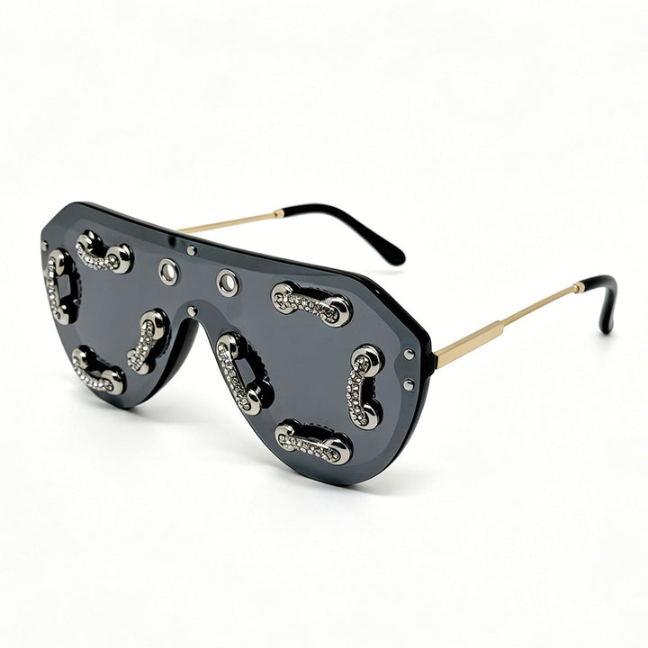 Women's extravagant designer sunglasses with sparkling accents Kalsten
