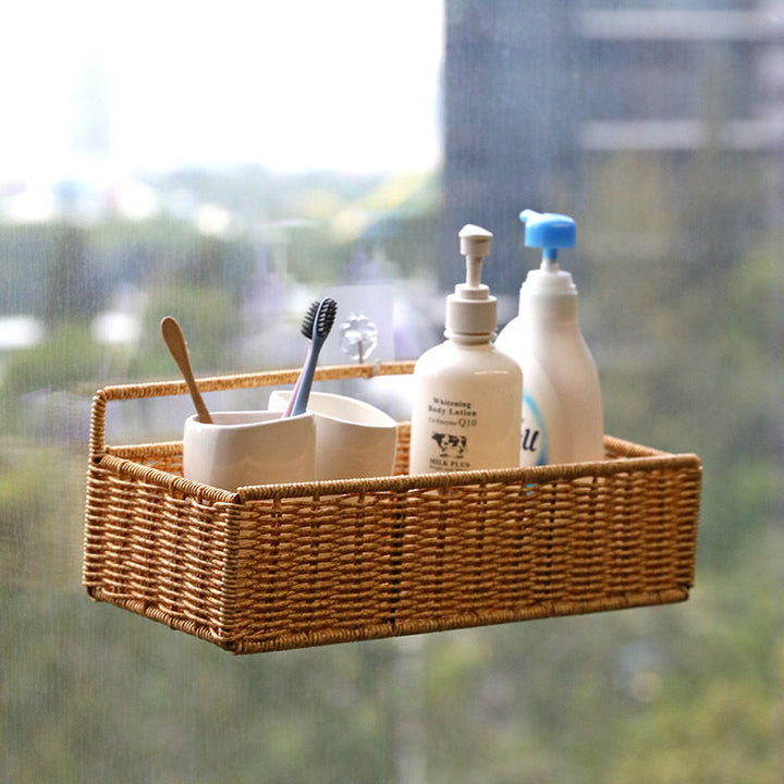 Unisex storage basket with practical carrying handle Kalsten