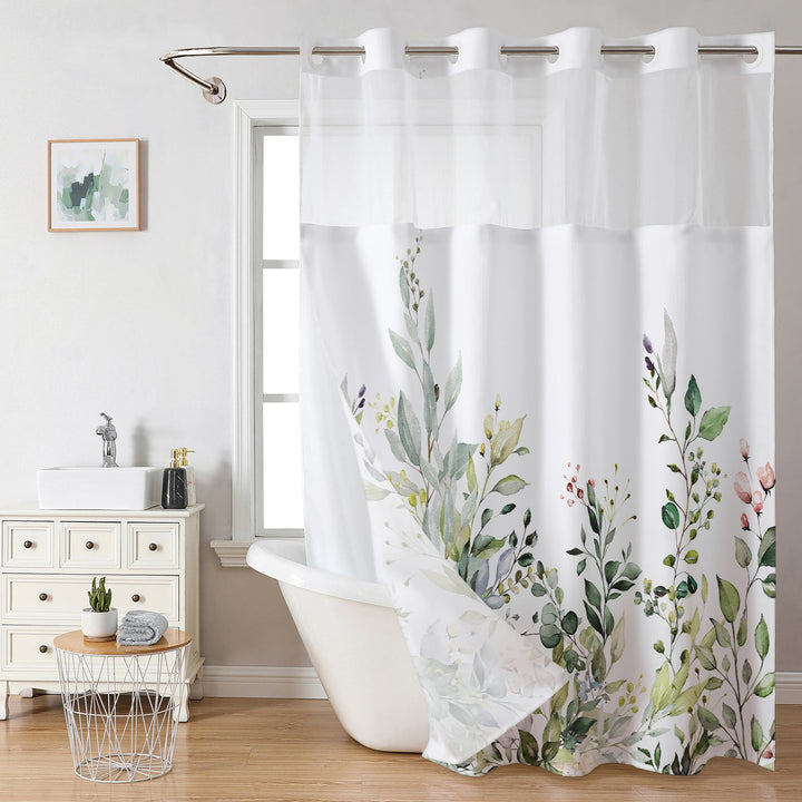 Botanical Floral Shower Curtain Kalsten