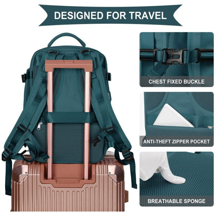 Practical travel bag with separate organizer Kalsten