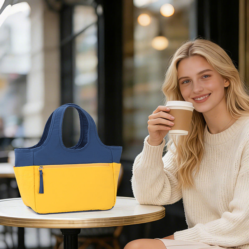 Insulated picnic bag with practical outer pocket Kalsten
