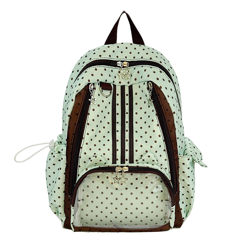 Playful Polka Dot School Backpack kalsten