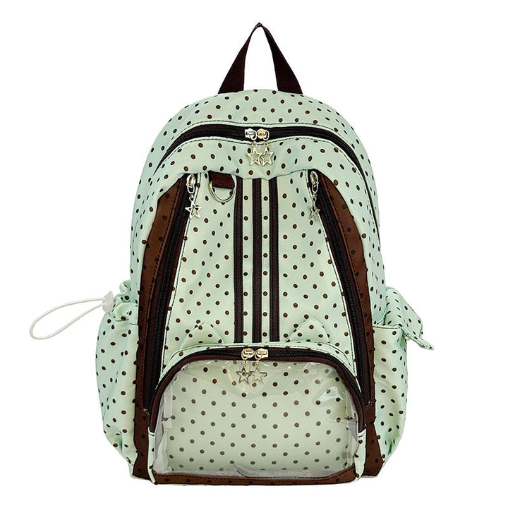 Playful Polka Dot School Backpack kalsten
