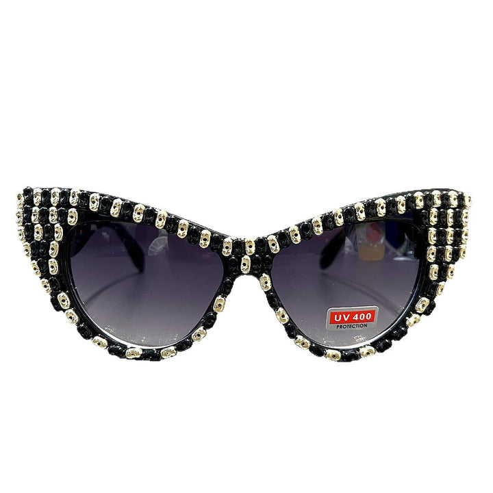 Women Cat-Eye Sunglasses with Color Accented Frame Kalsten