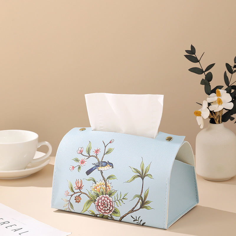 Artistic Floral Tissue Box Cover Kalsten