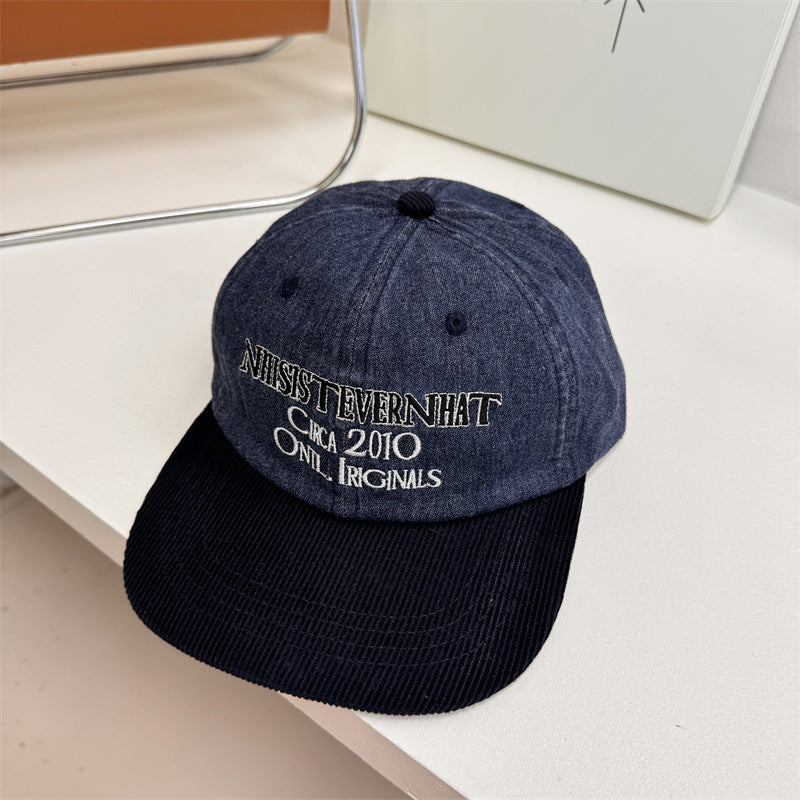 Men's Vintage-Inspired Embroidered Baseball Cap Kalsten